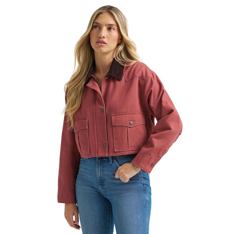 Wrangler Retro Womens Utility Jacket - Rose