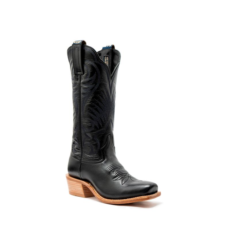 Hyer Womens Leawood Black Top Shelf Cowhide