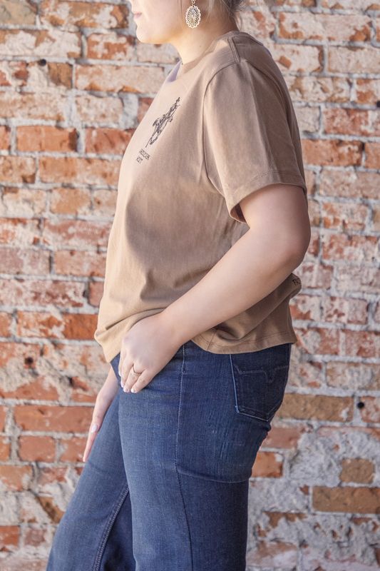 Peacemaker 2.0 Womens Vintage Brown Tee - Arden Collective