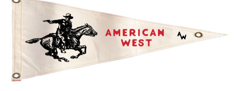 American West Pennant White - Arden Collective