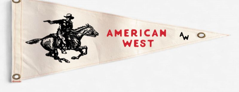 American West Pennant White - Arden Collective