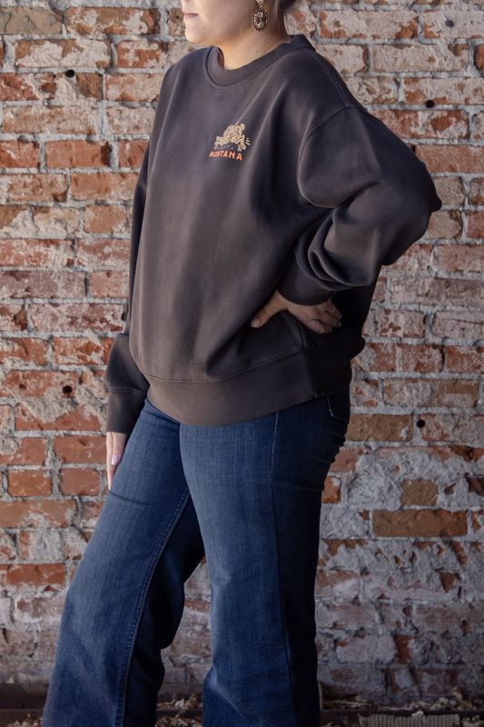 Howler Crew Womens Faded Black - Arden Collective