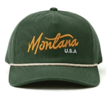 Bridger Structure Cord Cap Green - Arden Collective