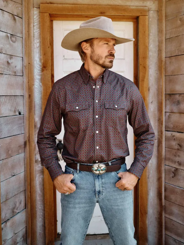 Classic Western Button Down With Snaps - Prescott