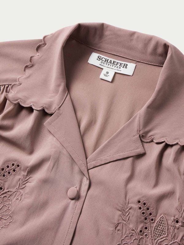 Women’s Songbird Blouse - Plum