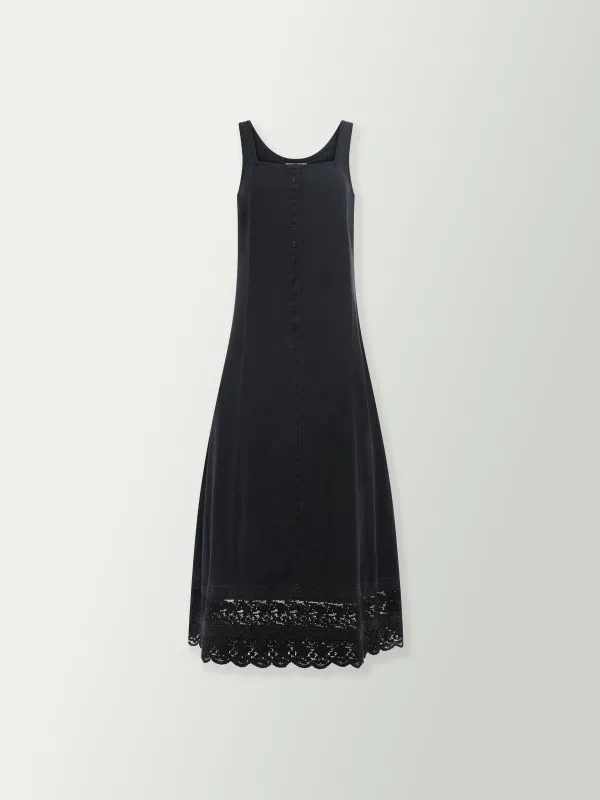 Women's Victoria Dress - Washed Black