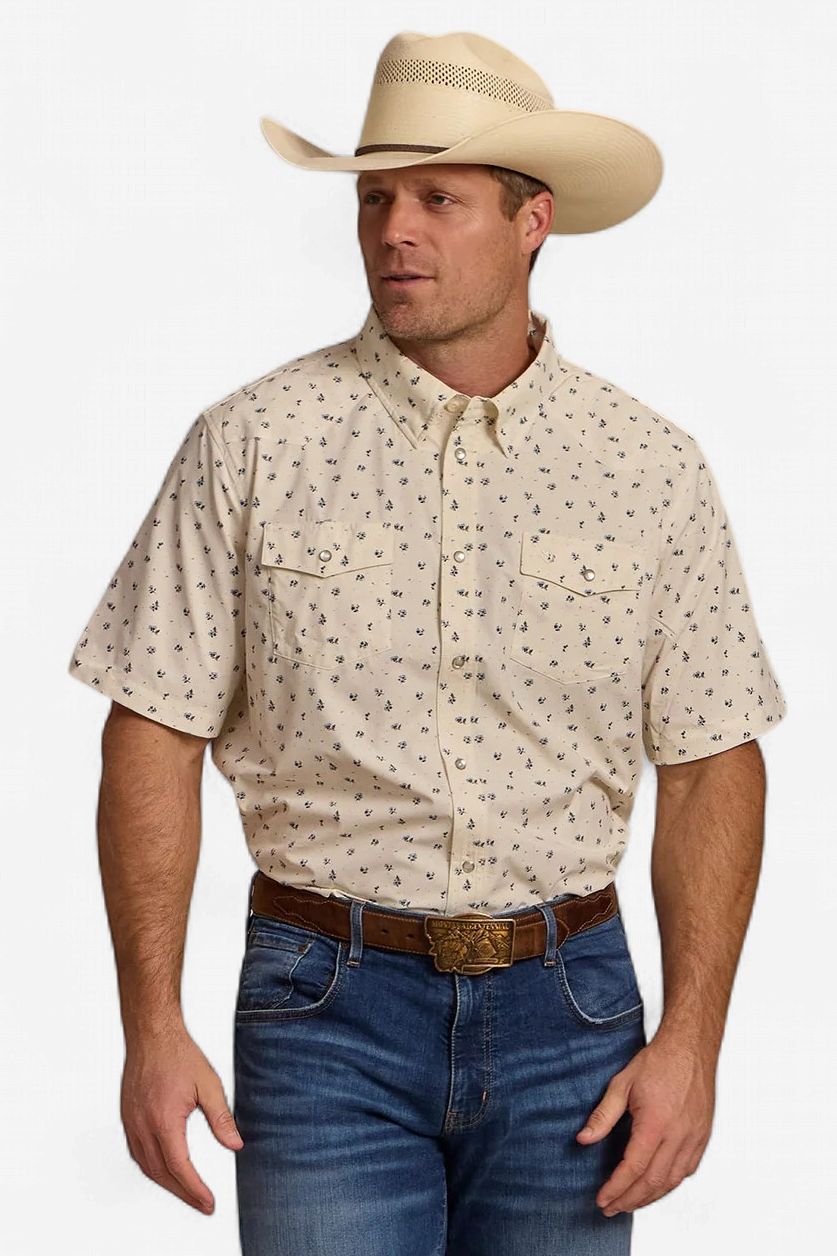 Short Sleeve Rambler Pearl Snap - Men's