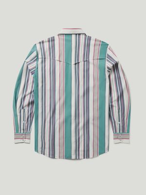 Mens Rangetek Western Guide Snap Shirt - Troubadour