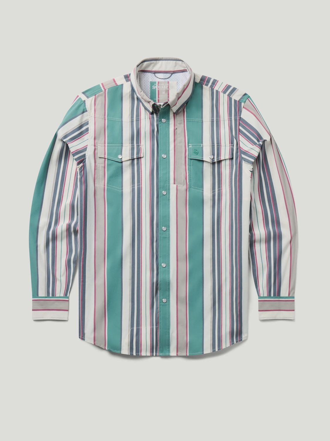Mens Rangetek Western Guide Snap Shirt - Troubadour