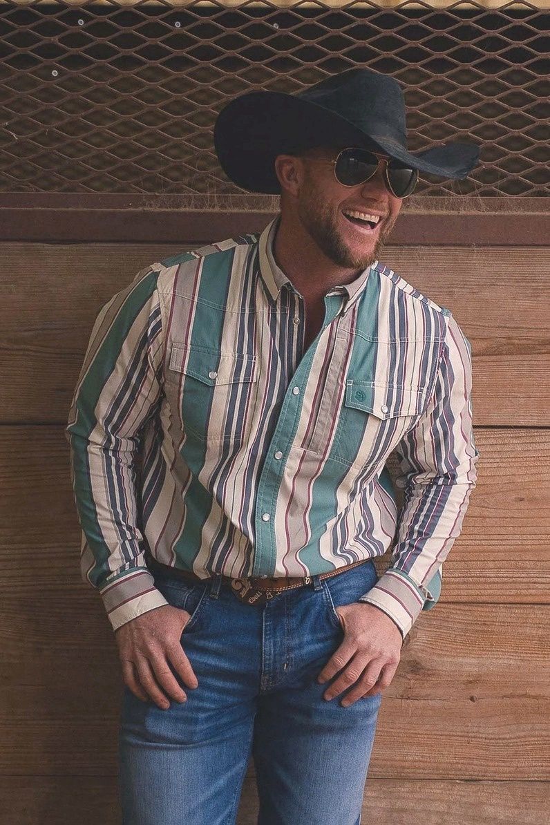 Mens Rangetek Western Guide Snap Shirt - Troubadour