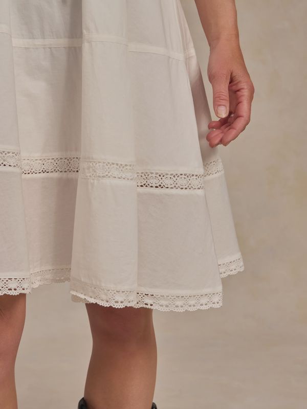 Women's Loretta Dress - Vintage White