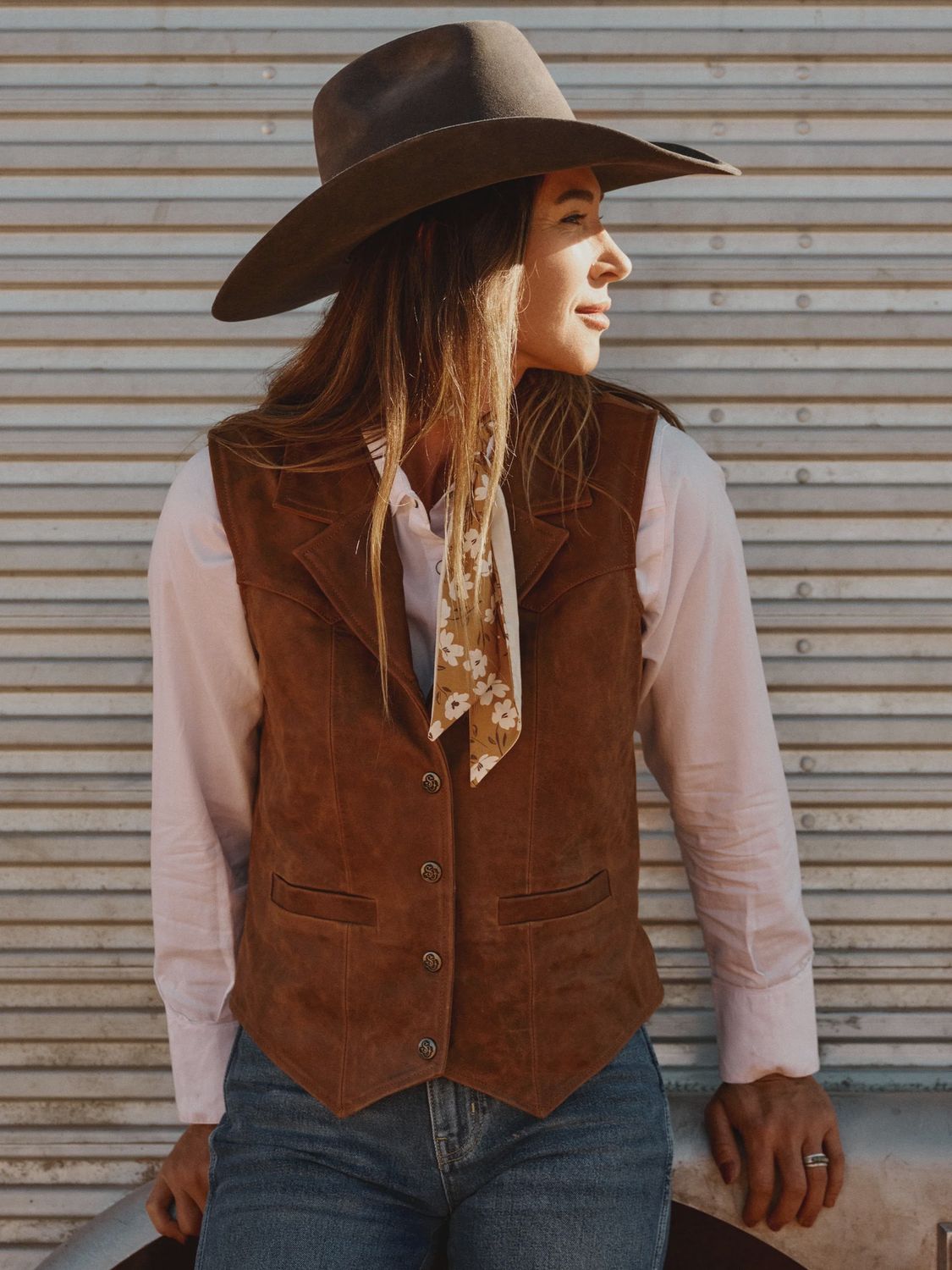 Women's Bowie Vest - Whiskey