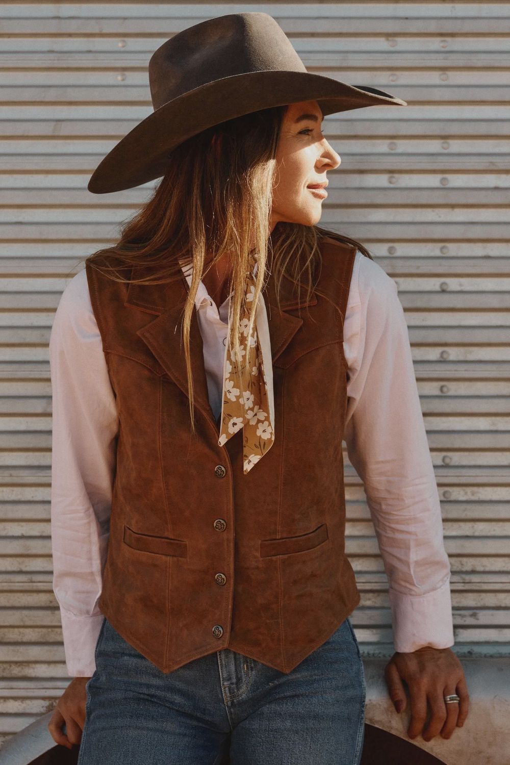 Women's Bowie Vest - Whiskey
