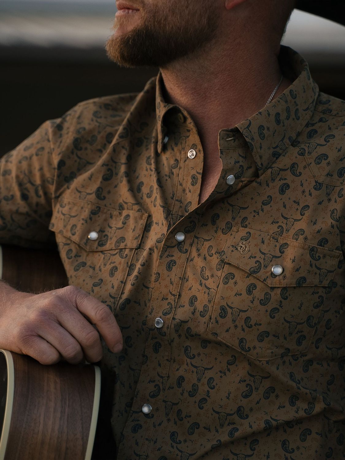 Short Sleeve Rambler Pearl Snap - Shiner