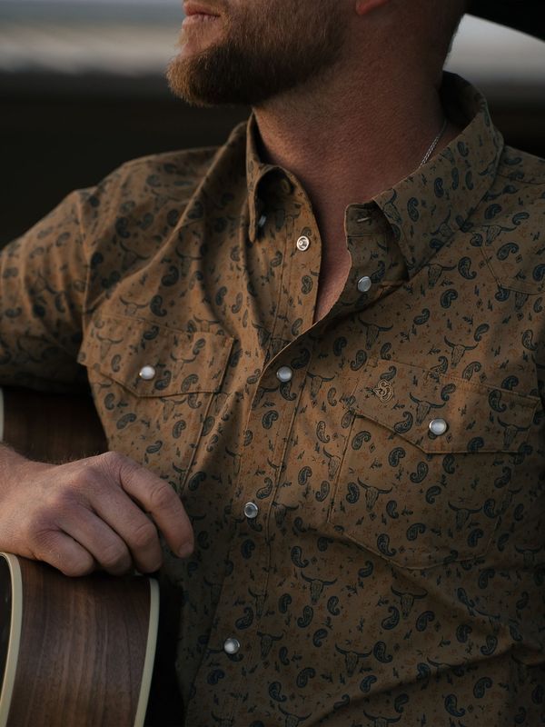 Short Sleeve Rambler Pearl Snap - Shiner