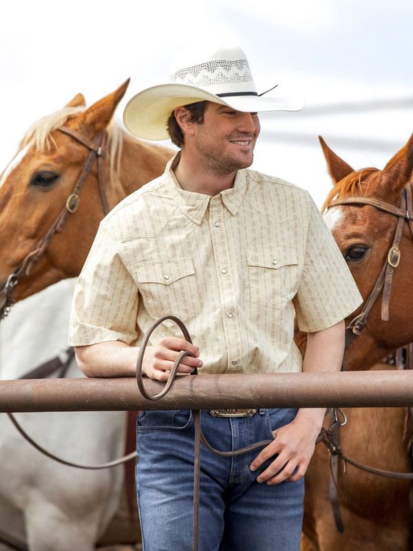Short Sleeve Rambler Pearl Snap - Luckenbach