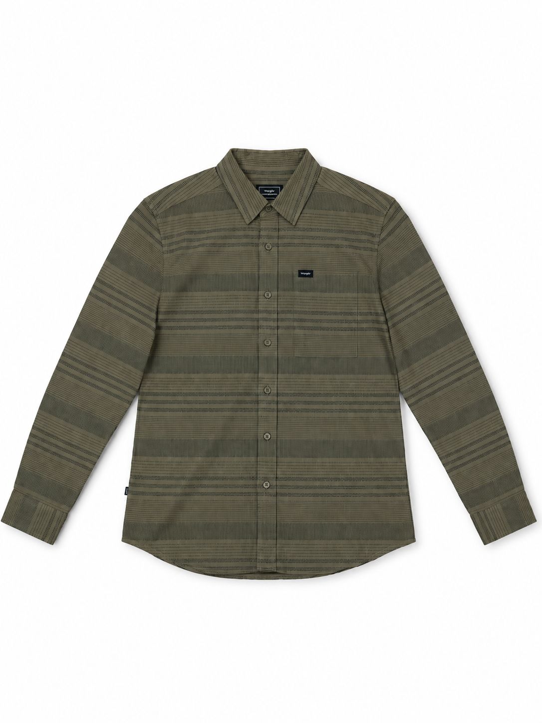 Dash Button Up Shirt  - Army Green - Kimes Ranch