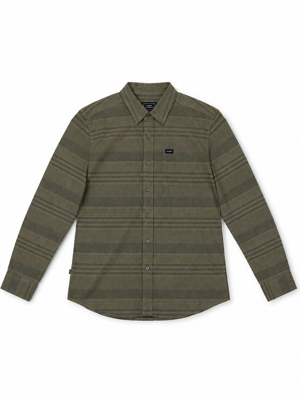 Dash Button Up Shirt  - Army Green - Kimes Ranch