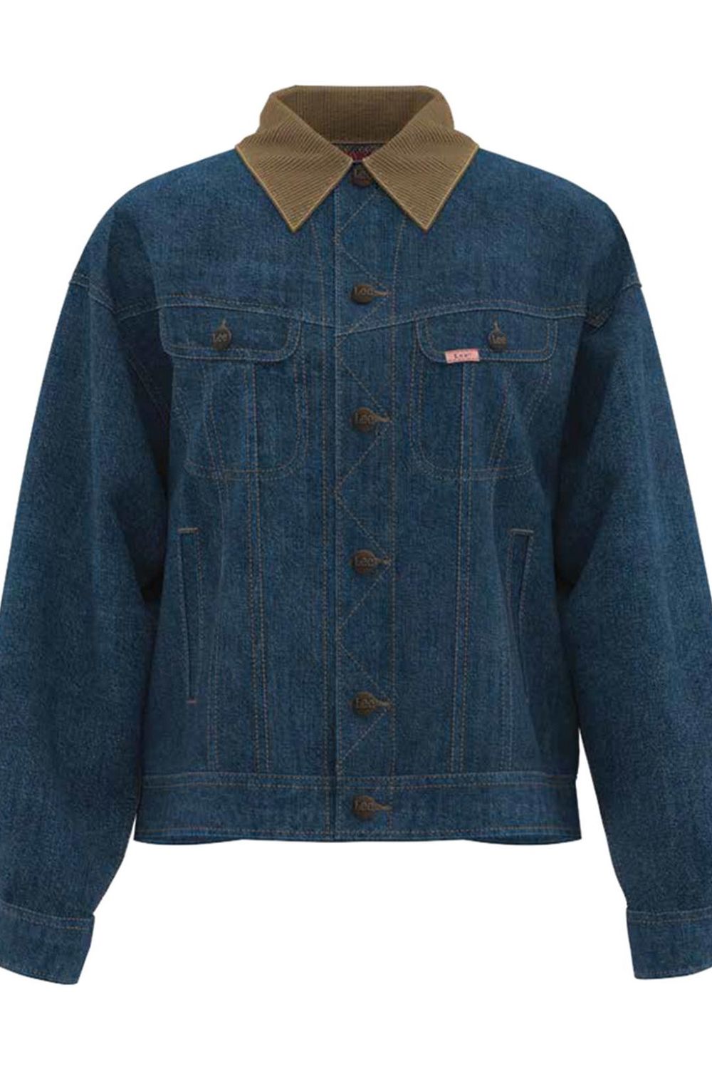 Lee X Marilyn Monroe Storm Rider Jacket - Relaxed Fit - Mid Wash