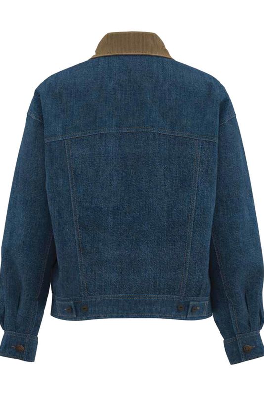 Lee X Marilyn Monroe Storm Rider Jacket - Relaxed Fit - Mid Wash