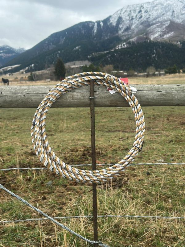 5/16 Waxed Cotton Ranch Ropes - Assorted Colors - 40'