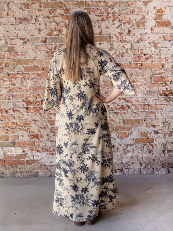 Womens Lauren Dress Long - Onyx Cowboy Paradise