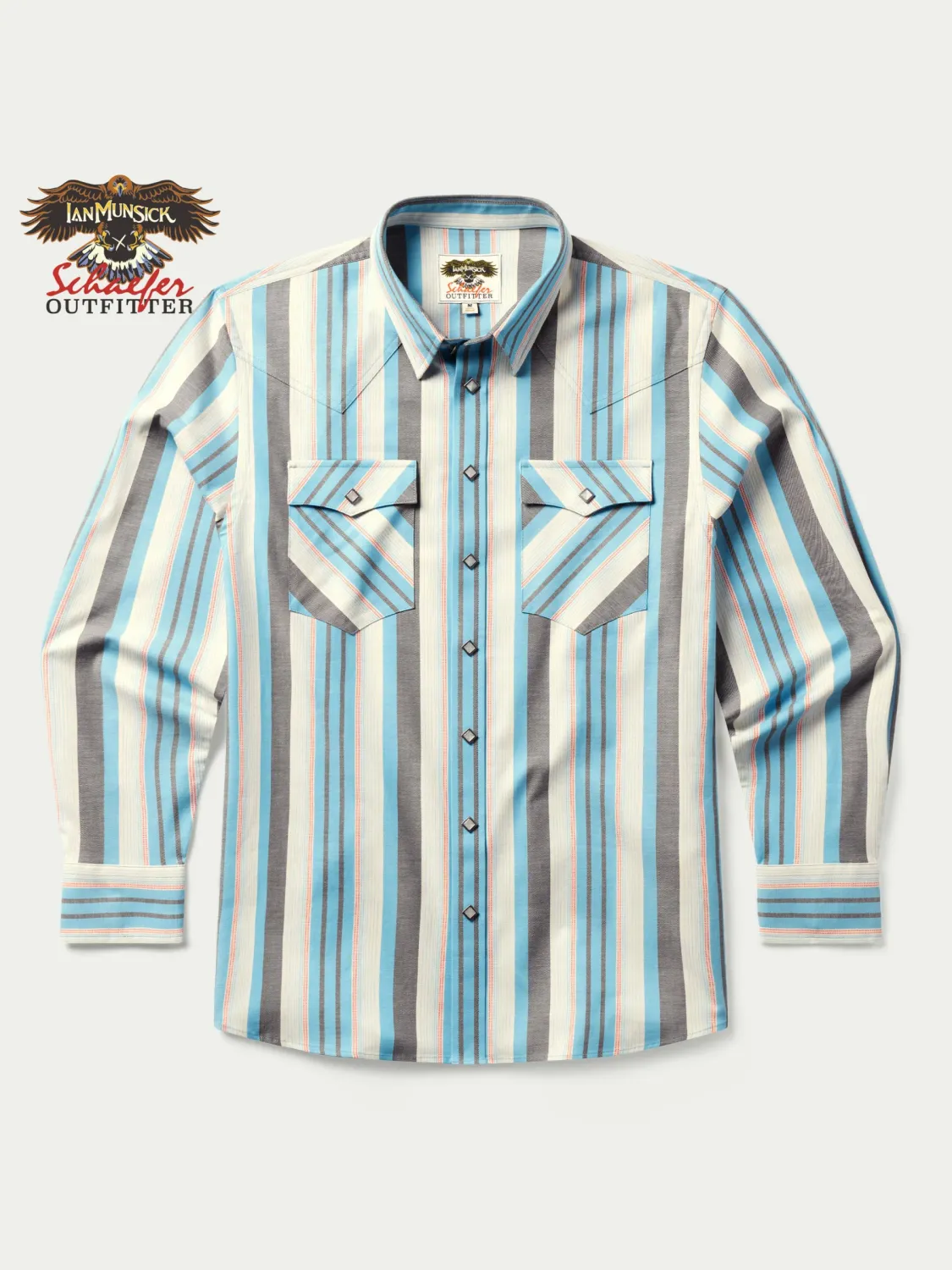 Ian Munsick x Schafer Men's Western Stretch Snap Shirt - Tongue River