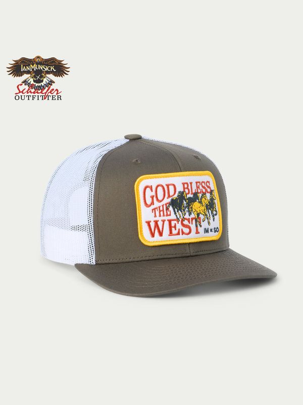 Bless the West Snapback Hat Ian Munsick x Schaefer - Brown