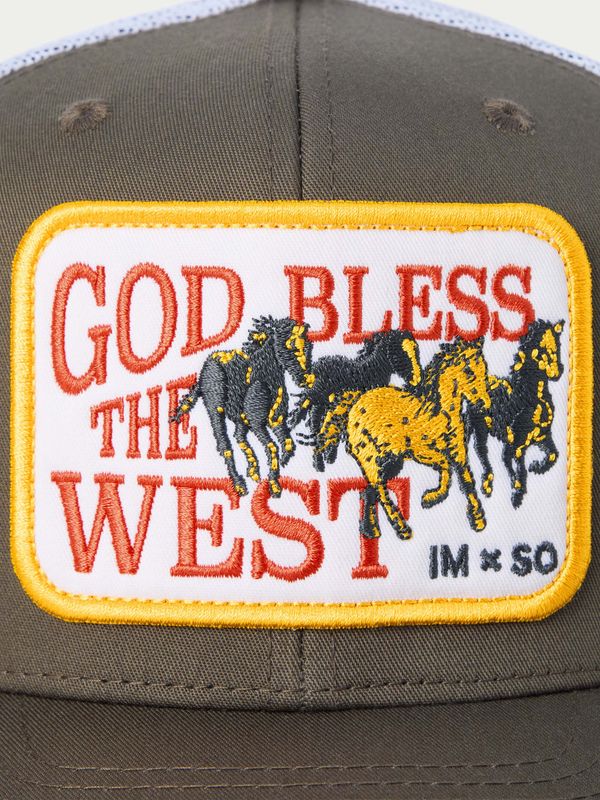 Bless the West Snapback Hat Ian Munsick x Schaefer - Brown
