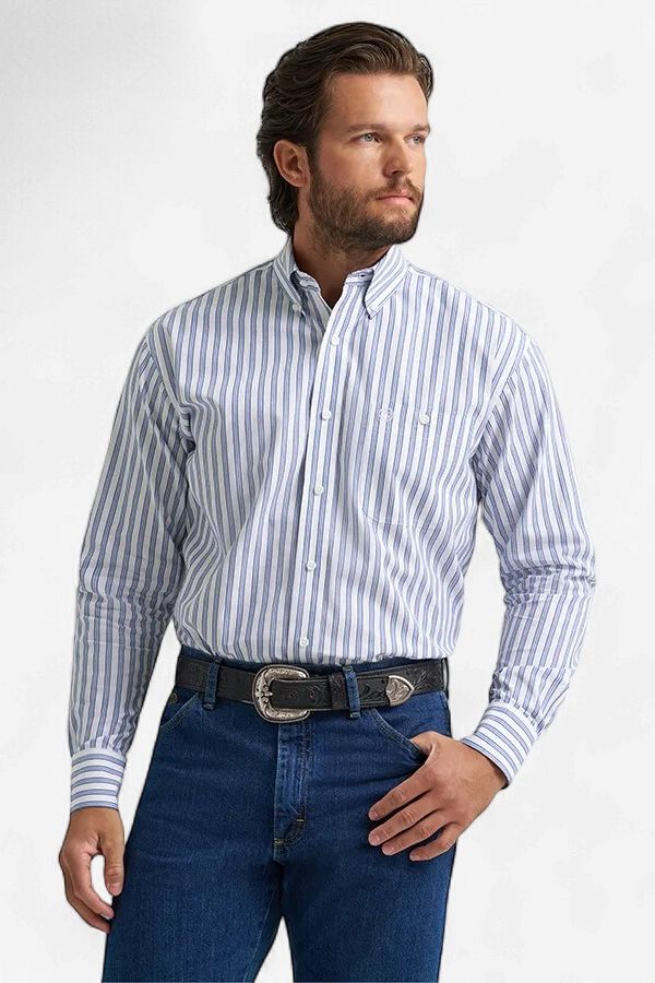 Wrangler® George Strait Collection One Pocket Long Sleeve Shirt