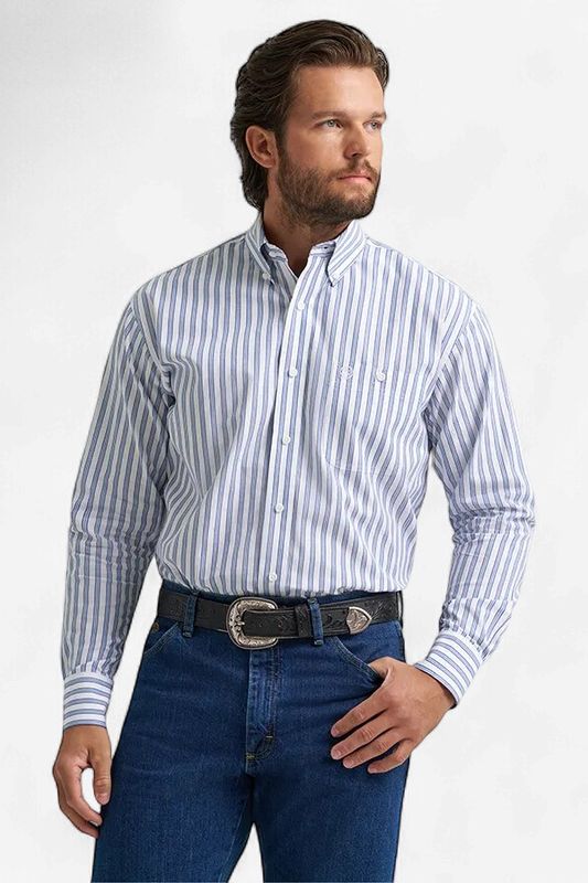 Wrangler® George Strait Collection One Pocket Long Sleeve Shirt