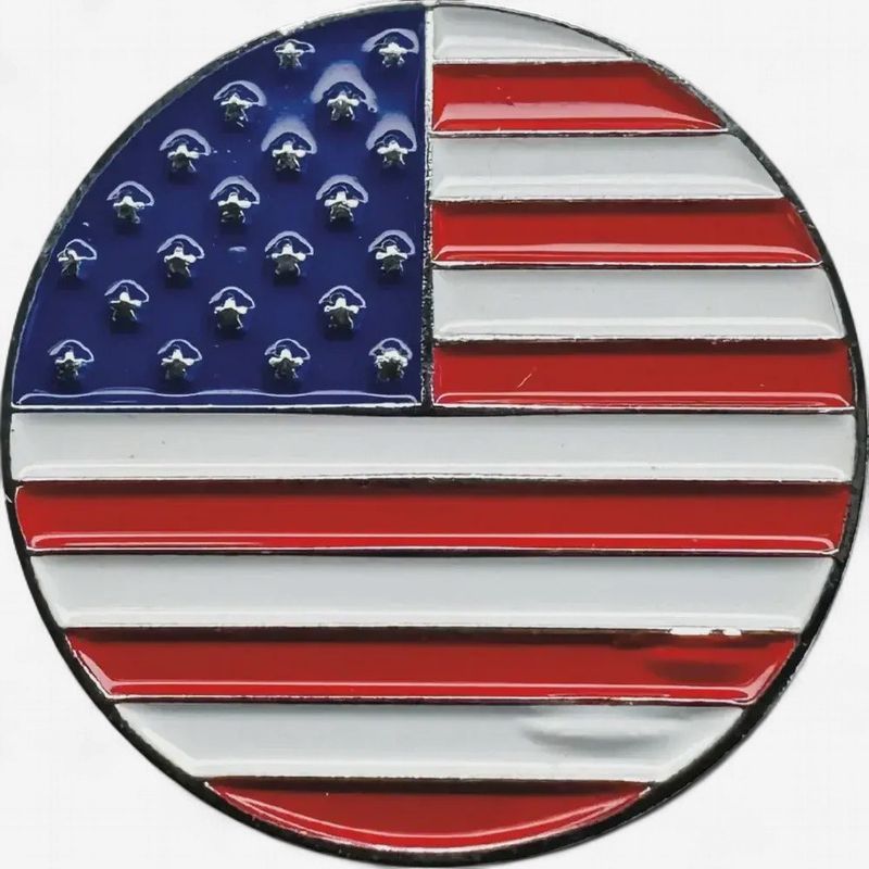 Magnetic American Flag Hat Pin