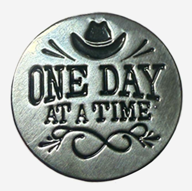 Magnetic Hat Pin - One Day at a Time