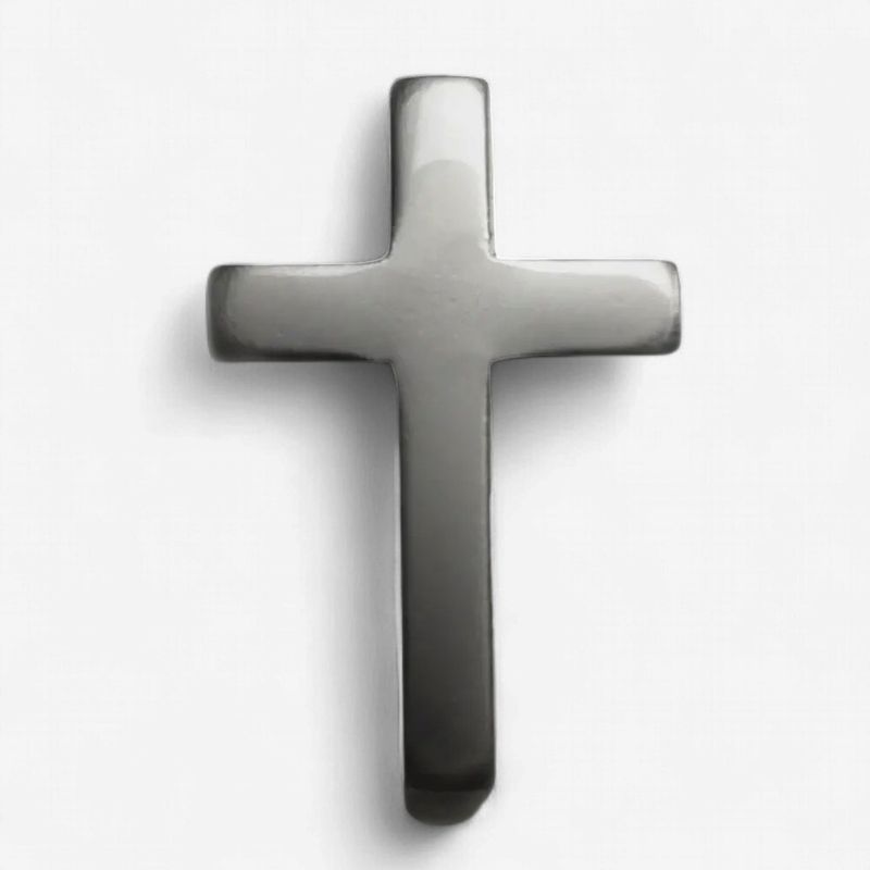 Magnetic Cross Hat Pin