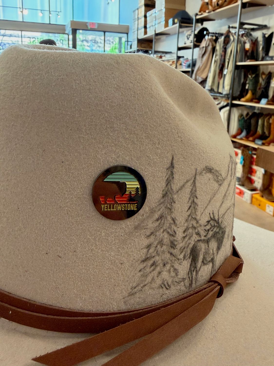 Magnetic Yellowstone Hat Pin