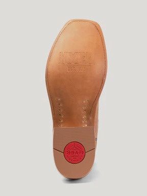 Hyer Men's Riley Tan &amp; Black Cowhide