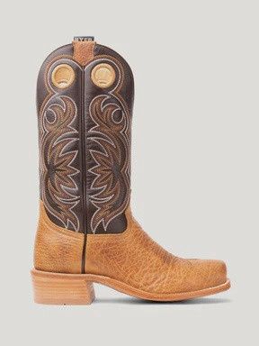 Hyer Men's Riley Tan &amp; Black Cowhide