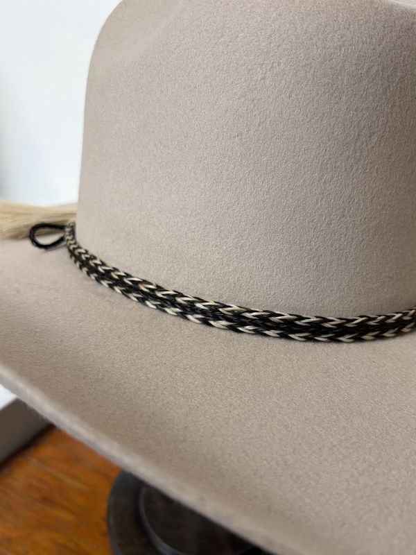3/8 Genuine HorseHair Hatband - Assorted Neutrals
