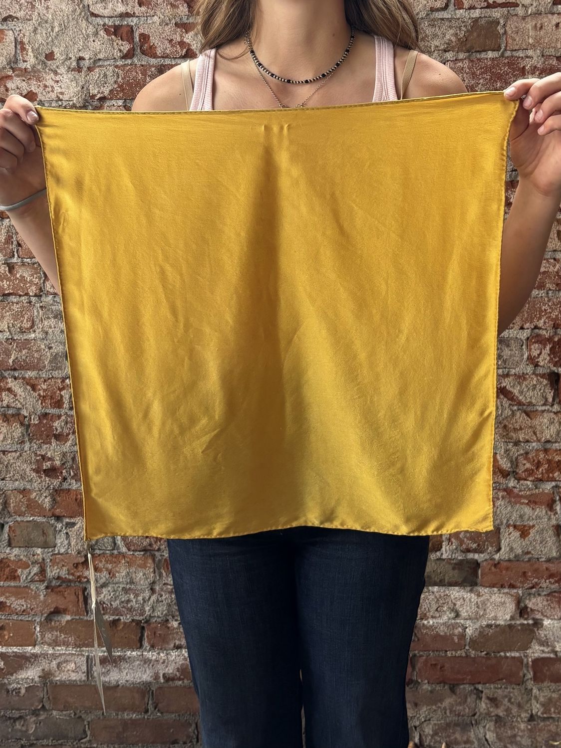 Harvest Bandana - Marigold-19x19