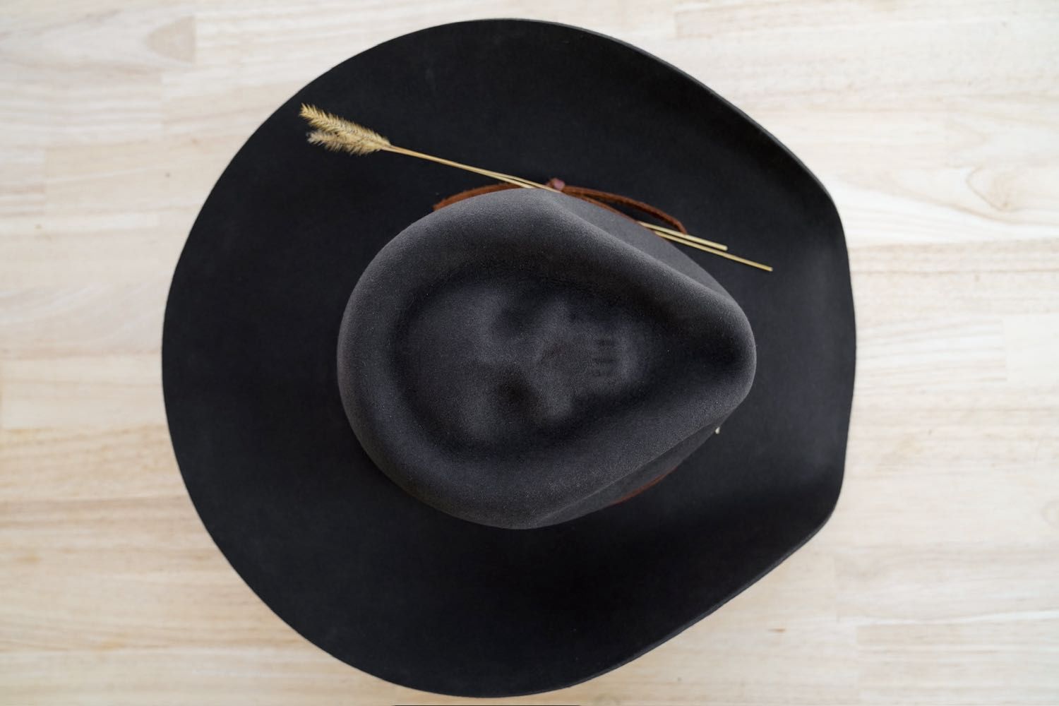 Skull/Roper 50X - Dark Charcoal 7 3/8 Num.1038 - Cofer Hat Co.