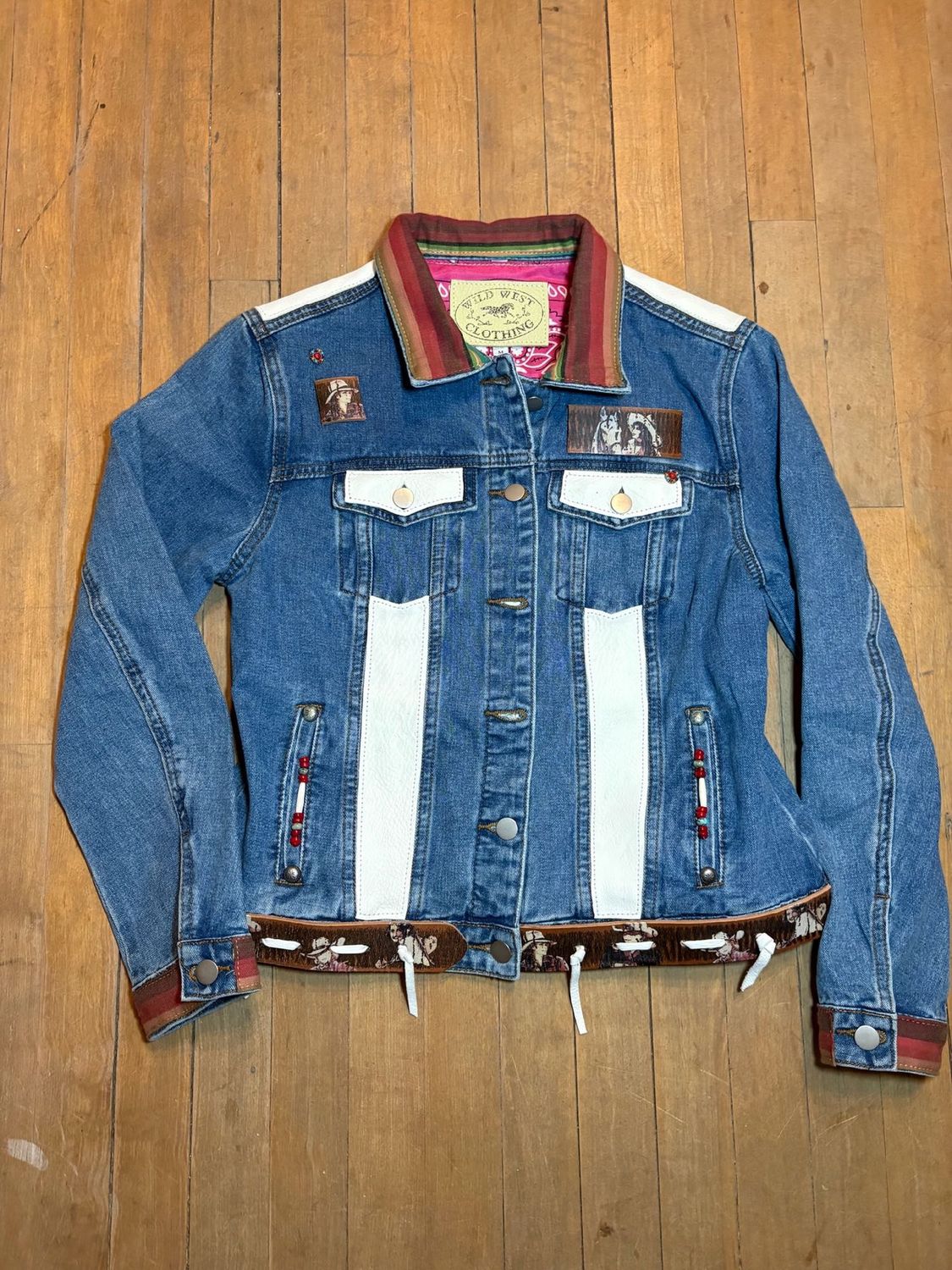 One of a Kind Custom Denim Jacket 673