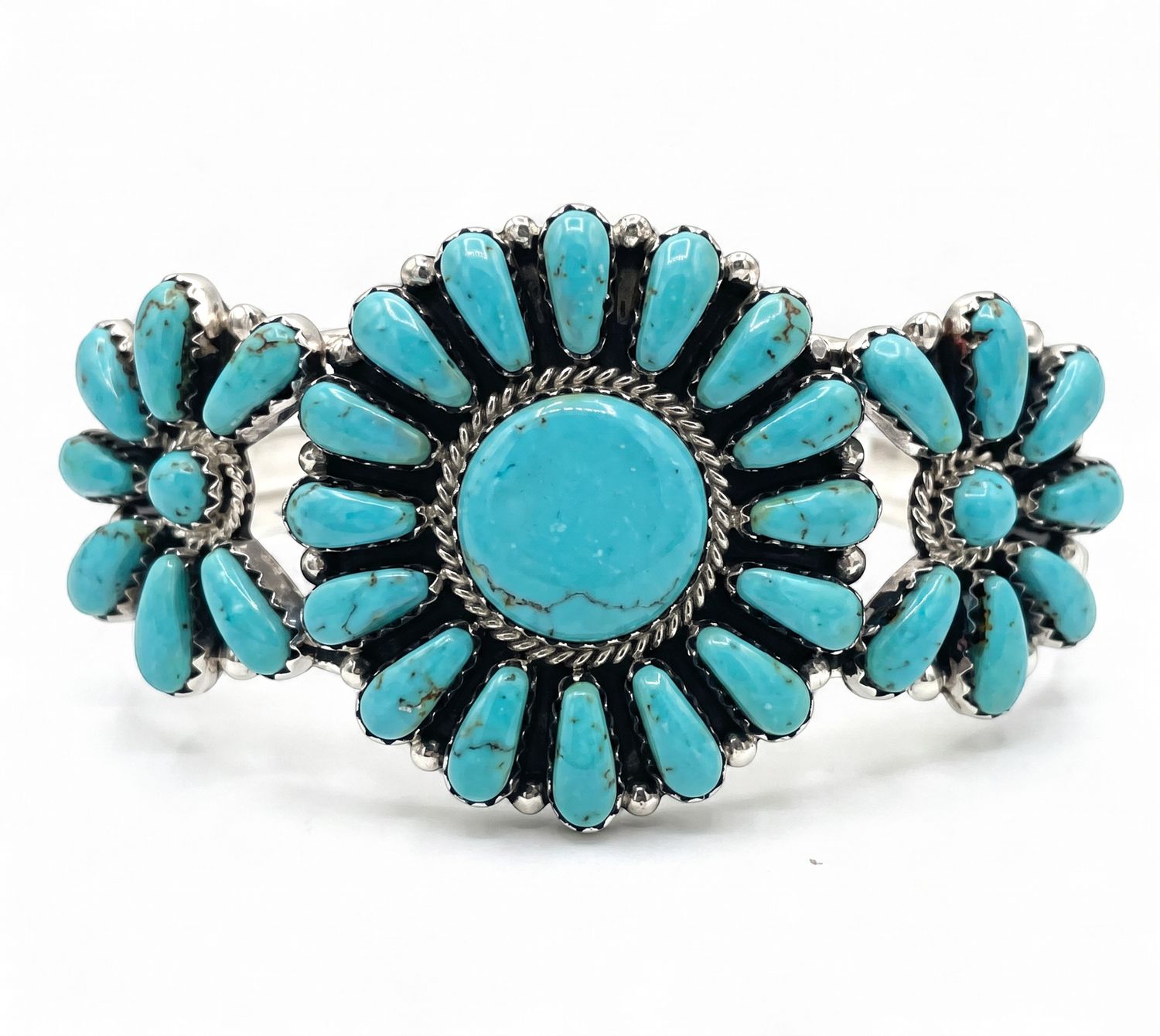 Navajo Handmade Turquoise Bracelet - Rose Williams