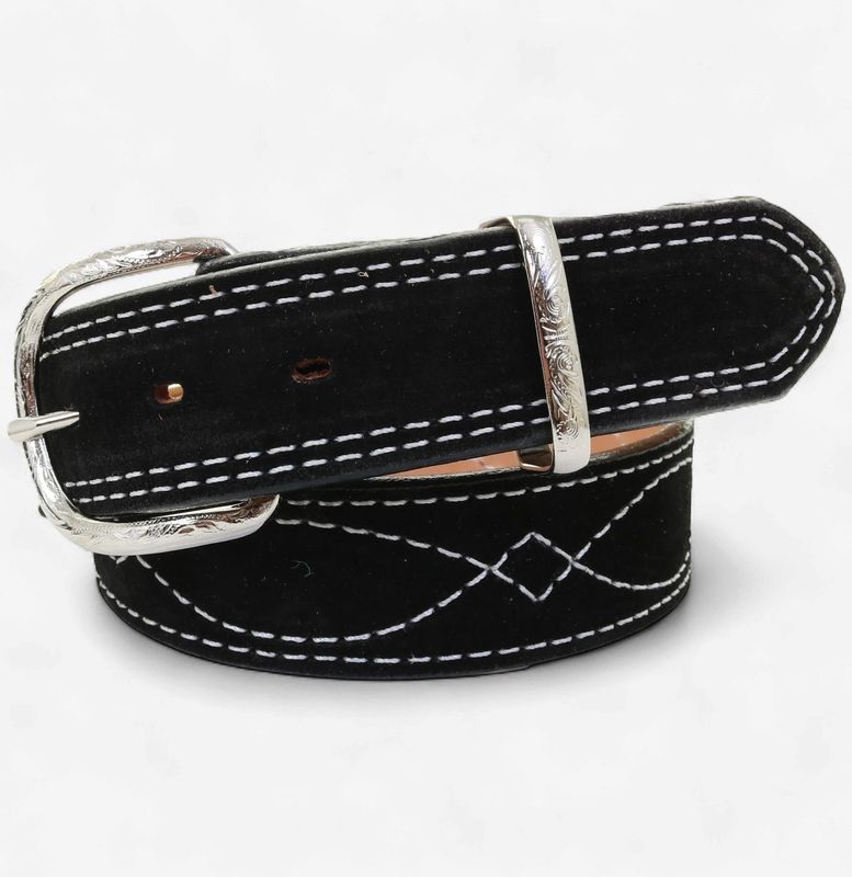 Black Suede Belt