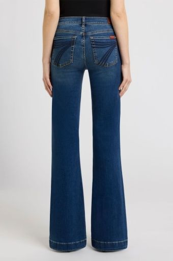 DOJO - Medium Melrose -34" Inseam- 7 For All Mankind, Colour: MEDIUM MELROSE, Size: 25