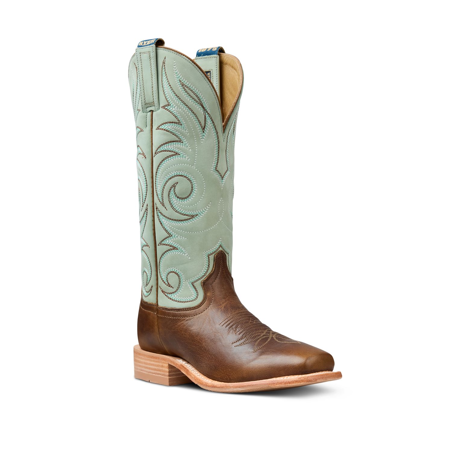 Hyer Womens Salina Soft Desert Congnac &amp; Matte Iced Mint