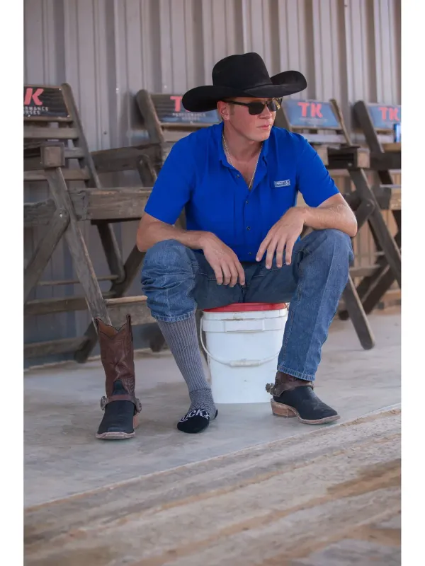 The Cowboy Sock - Grey - Performance Boot Socks