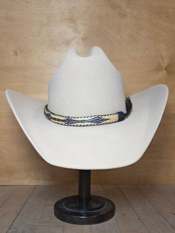 Hand Hitched Horsehair Hat Band #233 - Montana Creations