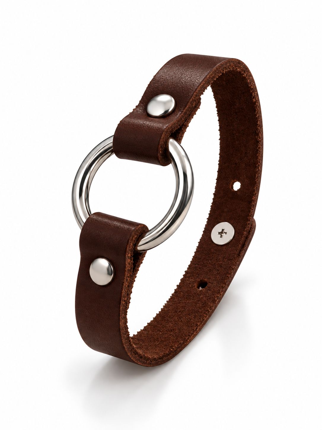 Carrie Leather Bracelet - Chocolate Brown