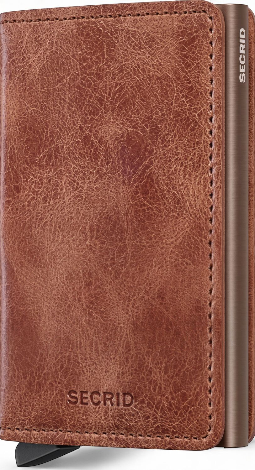 Secrid Slimwallet Vintage - Cognac Brown