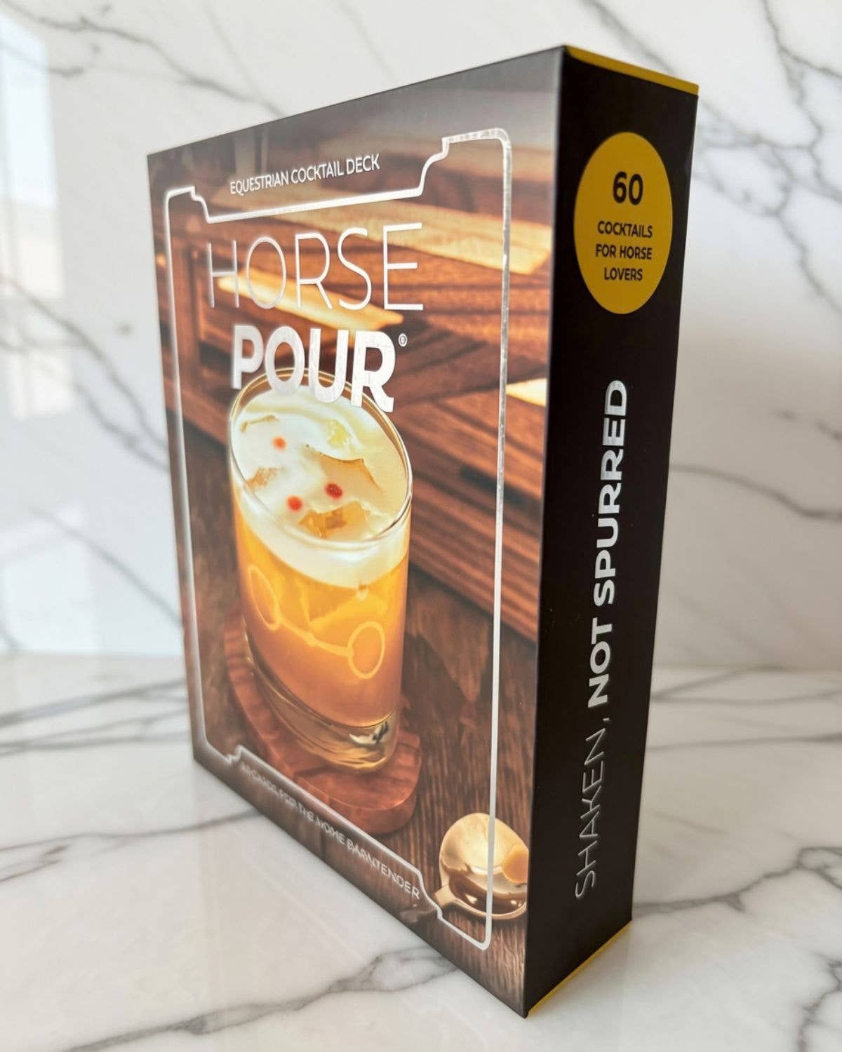 Equestrian Cocktail Recipe Card Deck for Horse Lovers
